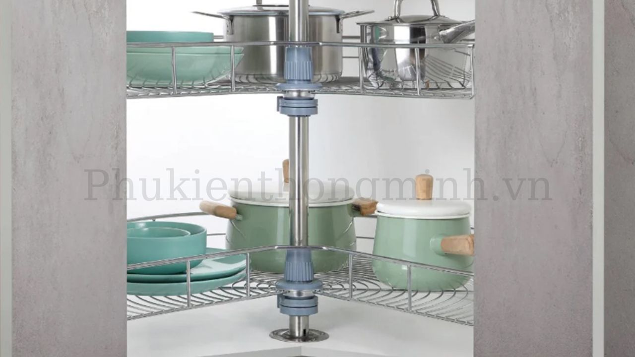 Mẫu mâm xoay góc tủ bếp 270 độ Eurogold nổi bật nhất