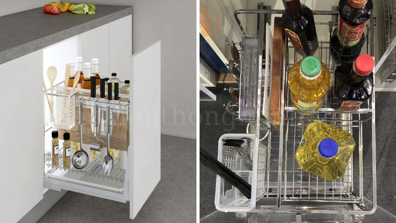 Mẫu sản phẩm giá dao thớt inox 201 nan vuông Eurogold nổi bật dòng ERO