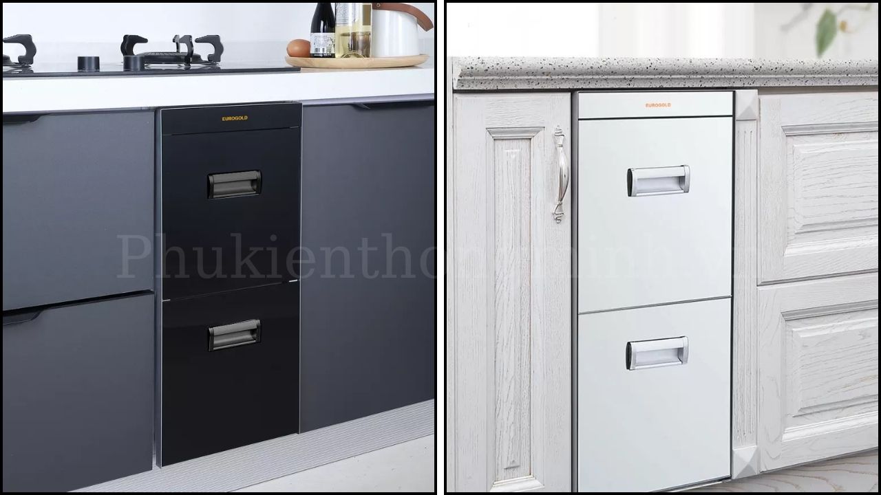 Mẫu thùng gạo gương Eurogold 2 tầng nổi bật mã B322 và B323