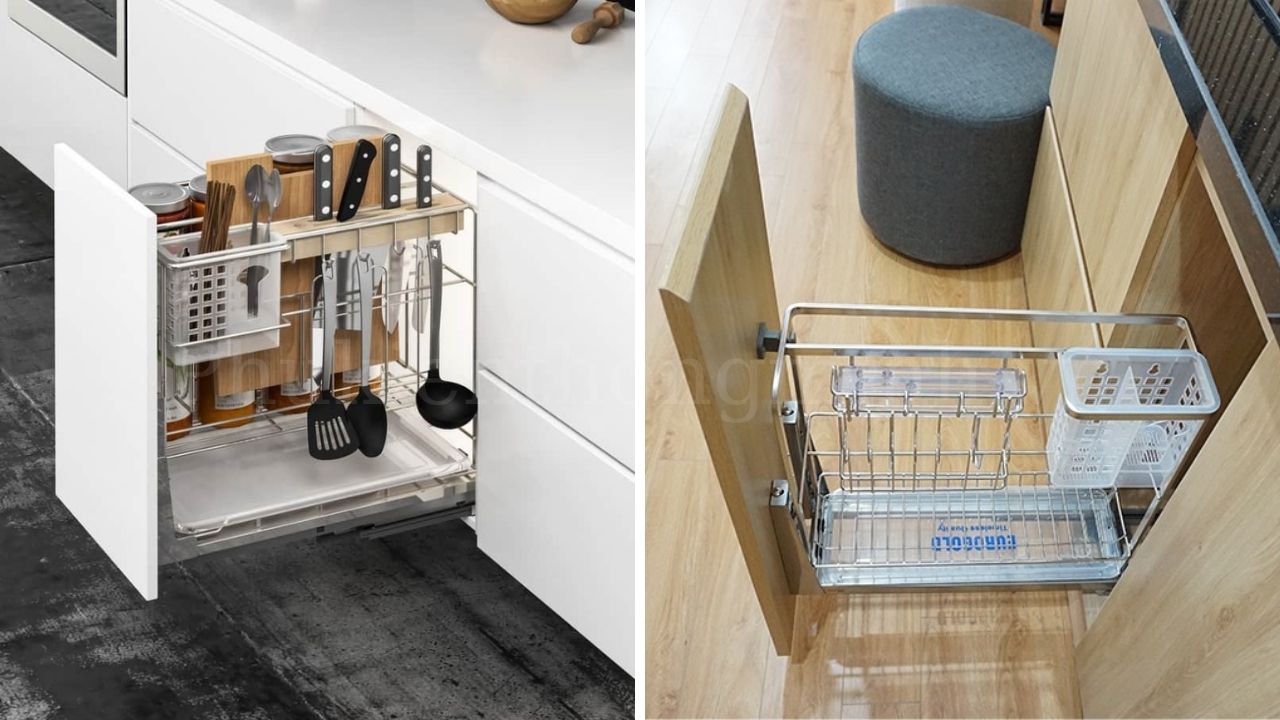 Những giá trị thực tế khi đầu tư giá dao thớt âm tủ Eurogold cho gian bếp