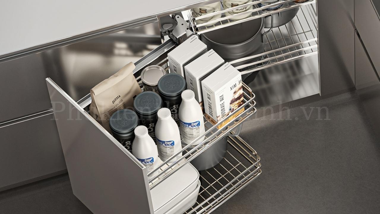 Những tính năng kỹ thuật giúp kệ góc tủ bếp Eurogold vận hành bền bỉ theo thời gian