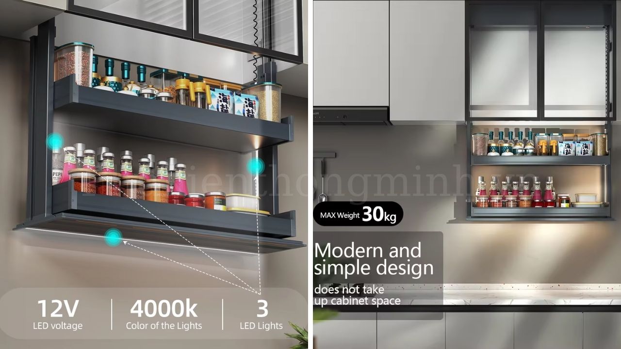 Những trải nghiệm tuyệt vời khi sử dụng giá gia vị thông minh Eurogold