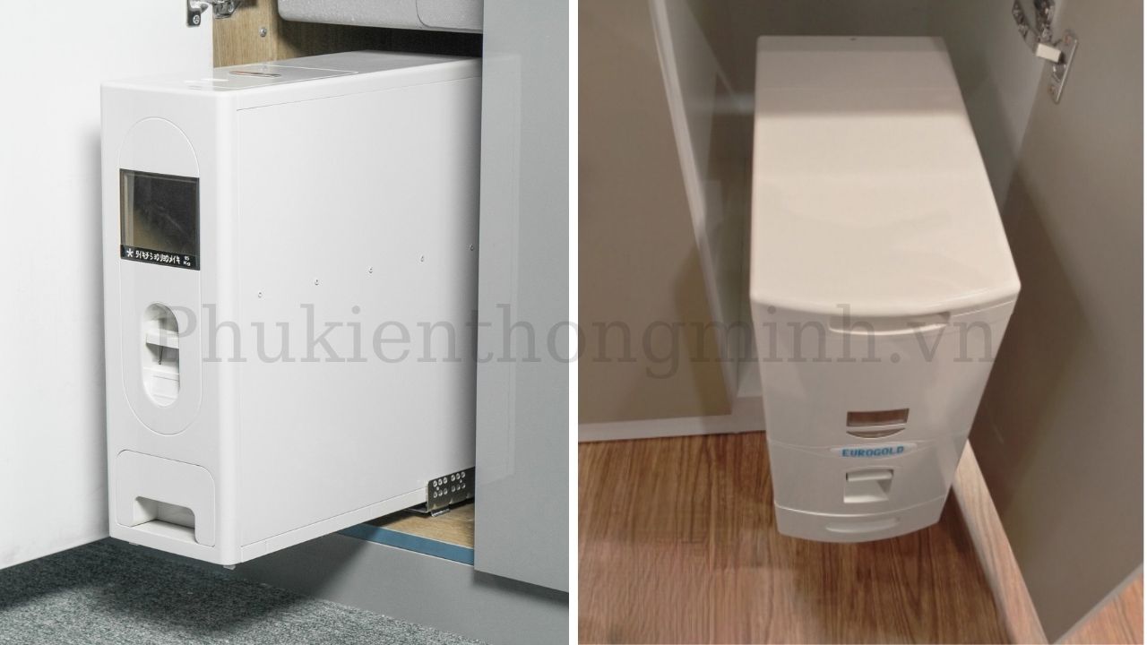 Thùng gạo âm tủ Eurogold