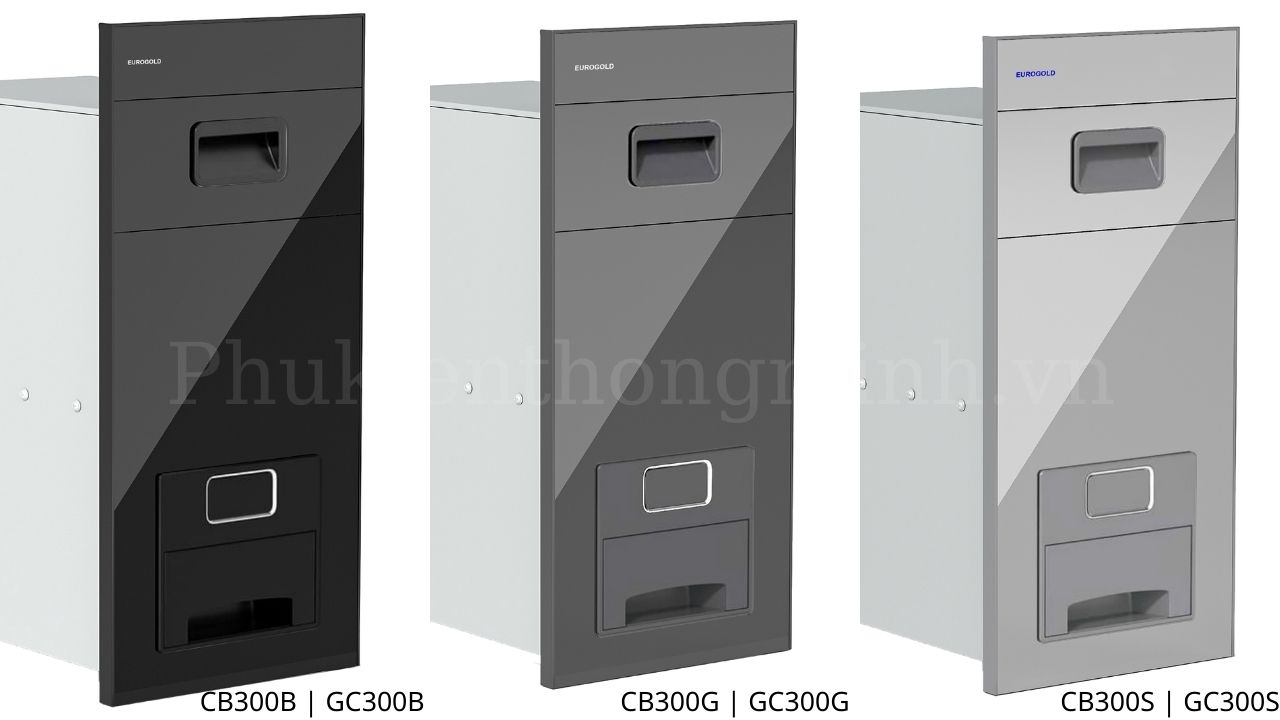 Thùng gạo mặt gương Eurogold CB300