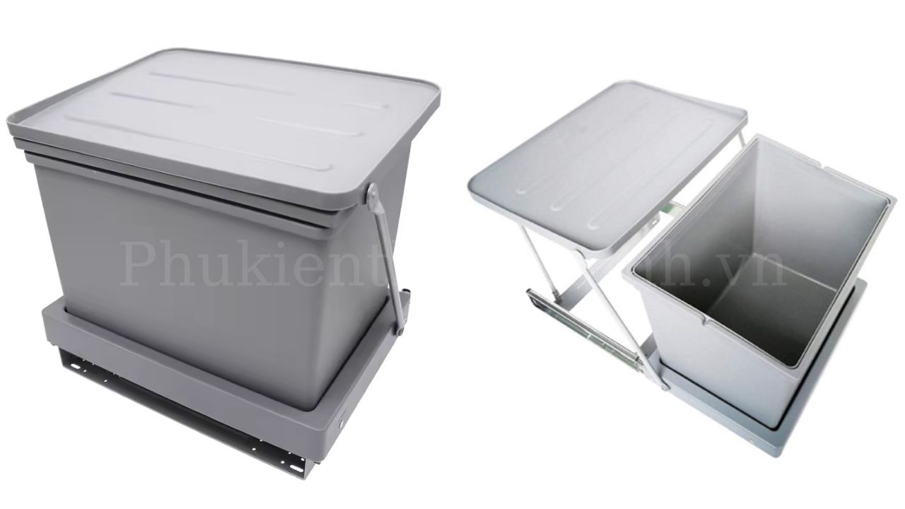 Thùng rác âm tủ cao cấp E006 Eurogold