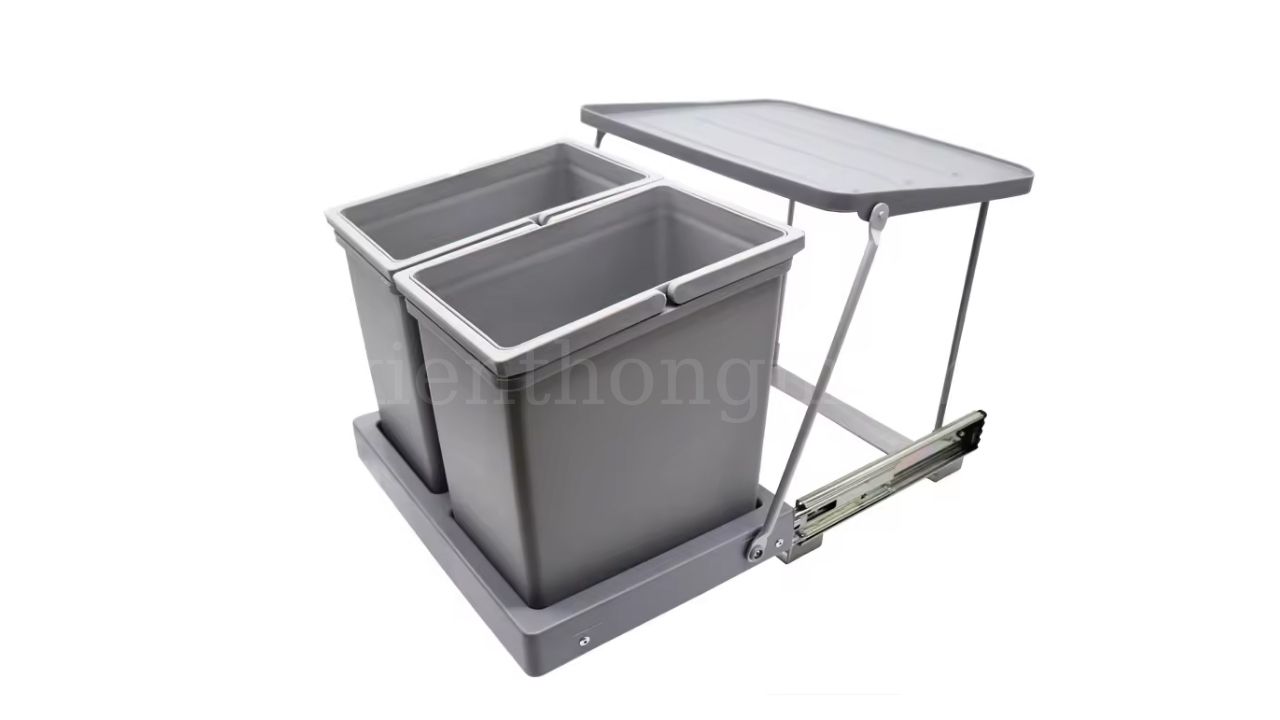 Thùng rác âm tủ cao cấp E008 Eurogold