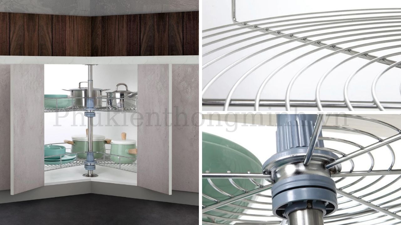 Trải nghiệm sự tiện nghi tuyệt đối từ cơ cấu chuyển động mượt mà của mâm xoay Eurogold