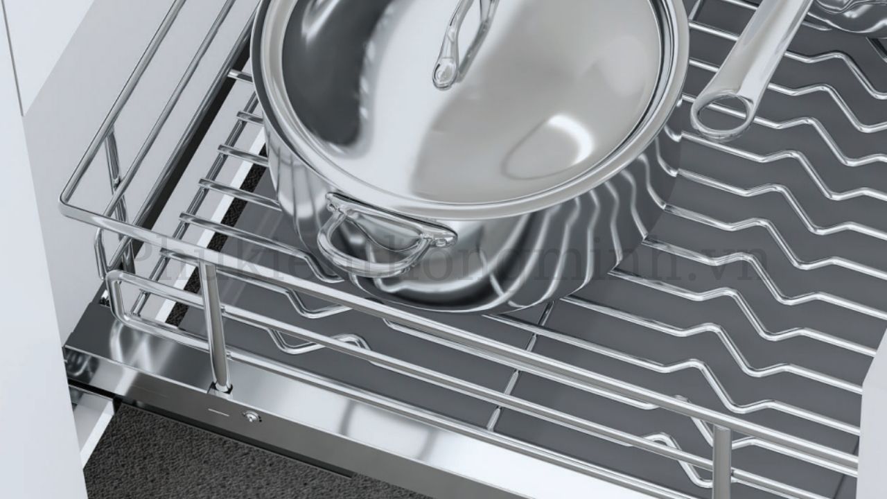 Trải nghiệm sự tiện nghi vượt trội khi sử dụng kệ xoong nồi Eurogold nan oval