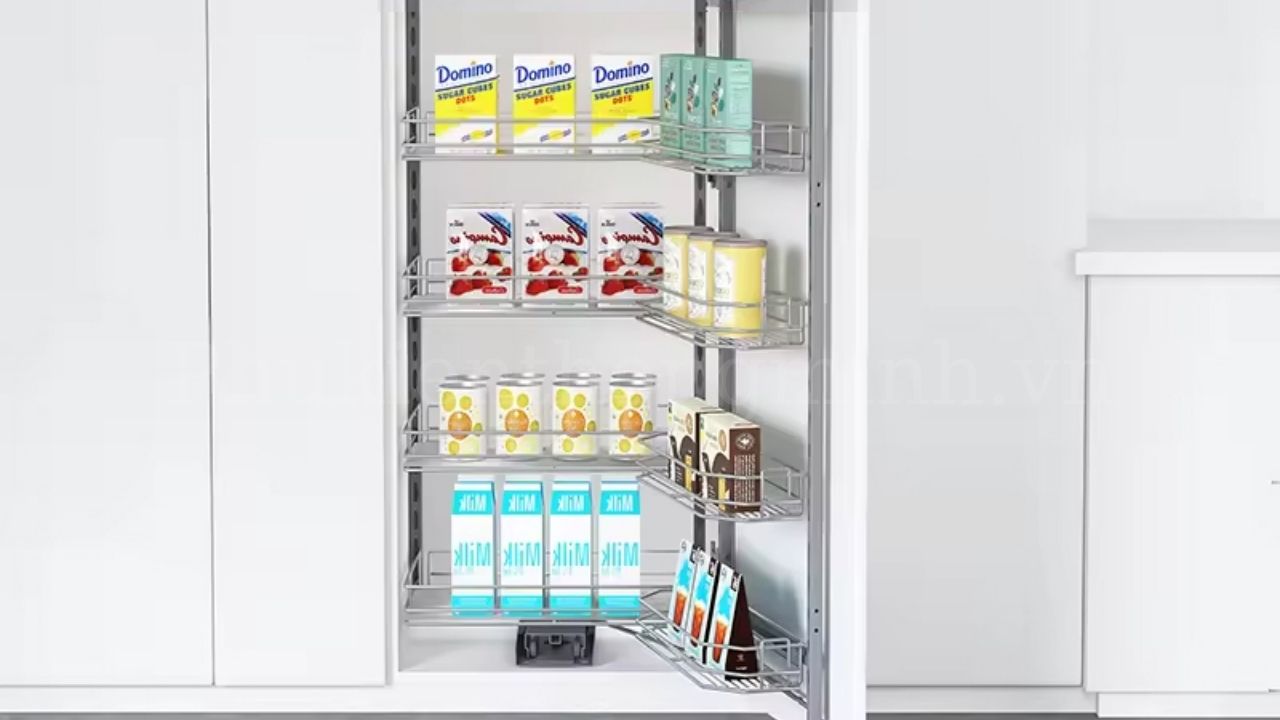 Tủ đồ khô 4 tầng cánh mở Eurogold Inox 304