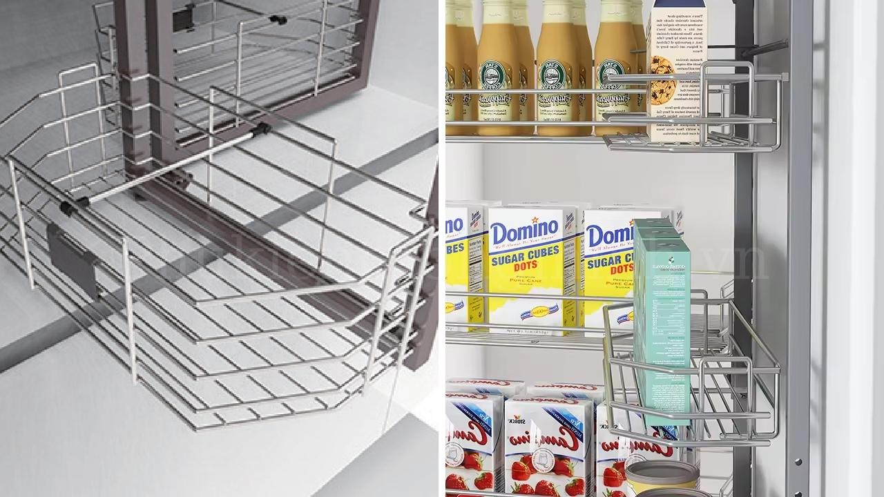 Tủ đồ khô 4 tầng cánh mở Eurogold inox 201