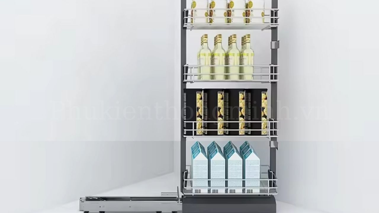 Tủ kho 4 tầng cánh rút Eurogold Inox 201