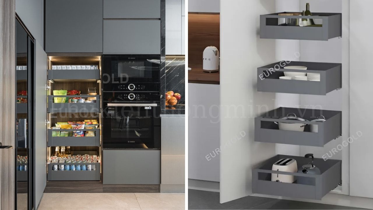 Tủ đồ khô 4 tầng độc lập Eurogold
