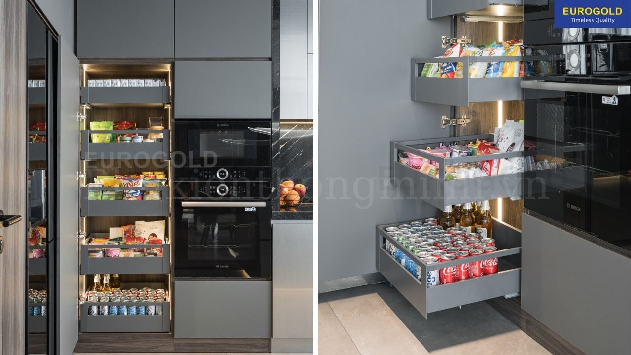 Tủ đồ khô 5 tầng độc lập Eurogold