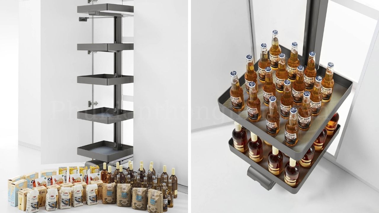 Tủ kho 5 tầng âm tủ EUM5045G – Màu Ghi